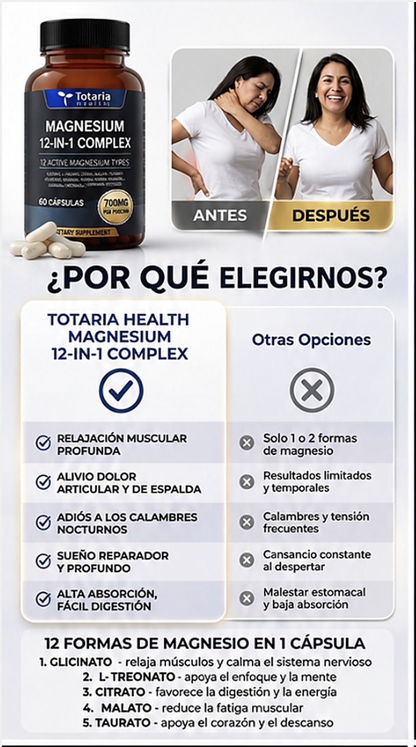 Magnesio 12 en 1 — Por qué elegirnos